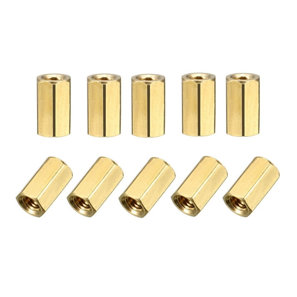 1/4 Across Flats Brass 150 pcs Hex Female Standoffs #8-32 X 5/16 1/4 Across Flats Brass 150 pcs Hex Female Standoffs #8-32 X 5/16